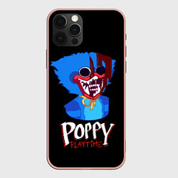 Чехол для iPhone 12 Pro Max Poppy Playtime: Huggy Wuggy, цвет: 3D-светло-розовый