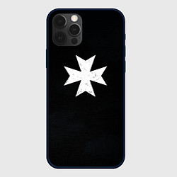 Чехол для iPhone 12 Pro Max Черные Храмовники раскраска доспеха, цвет: 3D-черный