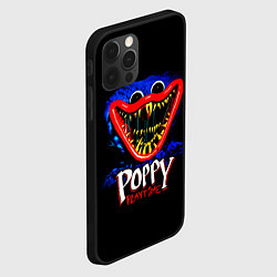Чехол для iPhone 12 Pro Max Poppy Playtime: Huggy, цвет: 3D-черный — фото 2