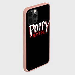 Чехол для iPhone 12 Pro Max Poppy Playtime: Logo, цвет: 3D-светло-розовый — фото 2