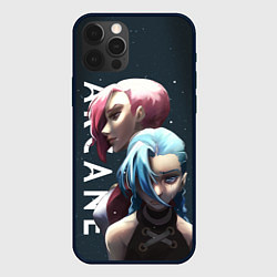 Чехол для iPhone 12 Pro Max Vi and Jinx, цвет: 3D-черный