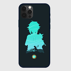 Чехол для iPhone 12 Pro Max Xiao Сяо Genshin Impact, цвет: 3D-черный