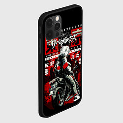 Чехол для iPhone 12 Pro Max Непобедимый Майки на байке токийские мстители, цвет: 3D-черный — фото 2