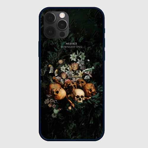 Чехол iPhone 12 Pro Max Дауншифтинг / 3D-Черный – фото 1