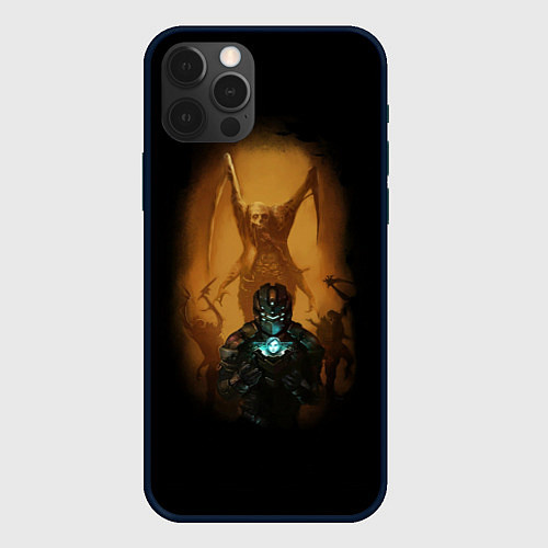 Чехол iPhone 12 Pro Max Necromorph / 3D-Черный – фото 1