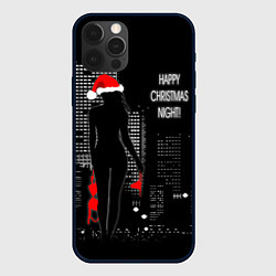 Чехол для iPhone 12 Pro Max Happy Christmas Night!, цвет: 3D-черный