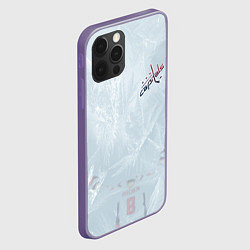 Чехол для iPhone 12 Pro Max Washington Capitals Grey Ice theme, цвет: 3D-серый — фото 2