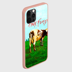 Чехол для iPhone 12 Pro Max Atom Heart Mother - Pink Floyd, цвет: 3D-светло-розовый — фото 2