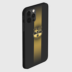 Чехол для iPhone 12 Pro Max Barcelona Gold-Graphite Theme, цвет: 3D-черный — фото 2