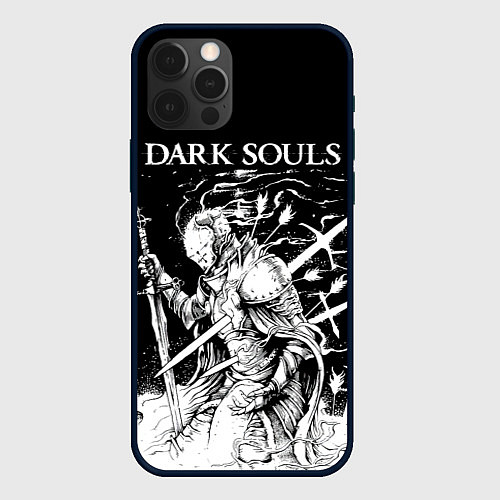 Чехол iPhone 12 Pro Max Dark Souls, The Ashen One / 3D-Черный – фото 1