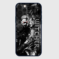 Чехол для iPhone 12 Pro Max Witcher Ведьмак, цвет: 3D-черный