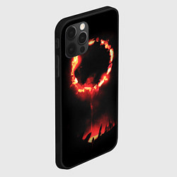 Чехол для iPhone 12 Pro Max DARK SOULS PRAISE THE SUN, цвет: 3D-черный — фото 2