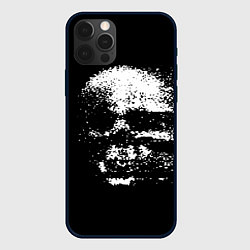 Чехол для iPhone 12 Pro Max Skulls glitch, цвет: 3D-черный