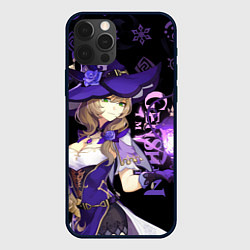 Чехол для iPhone 12 Pro Max Genshin Impact - Lisa, цвет: 3D-черный