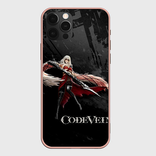 Чехол iPhone 12 Pro Max Ева Ру Code Vein / 3D-Светло-розовый – фото 1