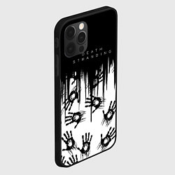 Чехол для iPhone 12 Pro Max Death Stranding Отпечаток ладони, цвет: 3D-черный — фото 2