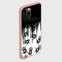 Чехол для iPhone 12 Pro Max Death Stranding Отпечаток ладони, цвет: 3D-светло-розовый — фото 2