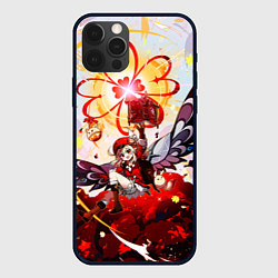 Чехол для iPhone 12 Pro Max Кли с крыльями при взрыве Genshin Impact, цвет: 3D-черный