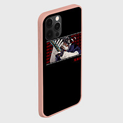 Чехол для iPhone 12 Pro Max Demon Slayer manga, цвет: 3D-светло-розовый — фото 2