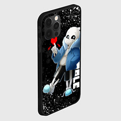 Чехол для iPhone 12 Pro Max НОВОГОДНИЙ САНС UNDERTALE НОВЫЙ ГОД, цвет: 3D-черный — фото 2