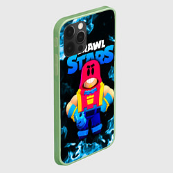 Чехол для iPhone 12 Pro Max Grom Гром Brawl Stars, цвет: 3D-салатовый — фото 2