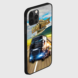 Чехол для iPhone 12 Pro Max Euro Truck Simulator, цвет: 3D-черный — фото 2