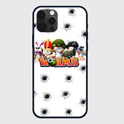 Чехол для iPhone 12 Pro Max Wormsчервяки, цвет: 3D-черный