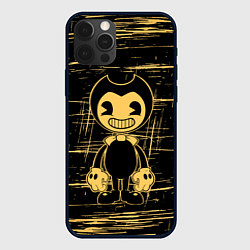 Чехол для iPhone 12 Pro Max Bendy and the ink machine - Бенди, цвет: 3D-черный