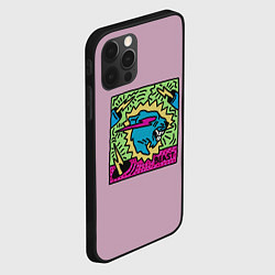 Чехол для iPhone 12 Pro Max Mr Beast Drawing Full Print, цвет: 3D-черный — фото 2