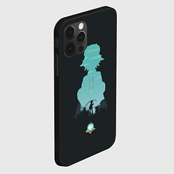 Чехол для iPhone 12 Pro Max SUCROSE САХАРОЗА ГЕНШИН ИМПАКТ, цвет: 3D-черный — фото 2