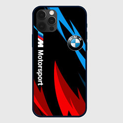 Чехол для iPhone 12 Pro Max BMW Логотип Узор, цвет: 3D-черный