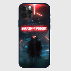 Чехол для iPhone 12 Pro Max Smash Into Pieces Big Bang Neon man, цвет: 3D-черный