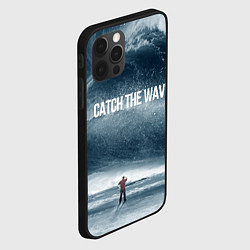 Чехол для iPhone 12 Pro Max Волна мыслей, цвет: 3D-черный — фото 2