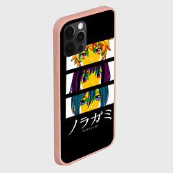 Чехол для iPhone 12 Pro Max Юкине, Ики и Ято - Noragami, цвет: 3D-светло-розовый — фото 2