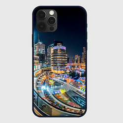 Чехол для iPhone 12 Pro Max Дубай Марина, цвет: 3D-черный