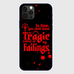 Чехол для iPhone 12 Pro Max DARKEST DUNGEON RED, БРЫЗГИ КРОВИ, цвет: 3D-черный