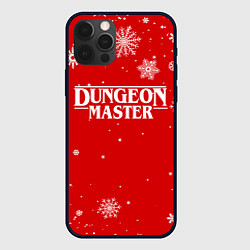 Чехол для iPhone 12 Pro Max ГАЧИМУЧИ DUNGEON MASTER НОВОГОДНИЙ, цвет: 3D-черный