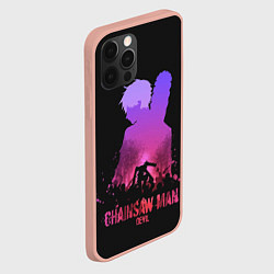 Чехол для iPhone 12 Pro Max Chainsaw Man Дэндзи, цвет: 3D-светло-розовый — фото 2