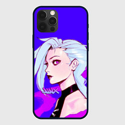 Чехол для iPhone 12 Pro Max League Of Legends Jinx неон, цвет: 3D-черный