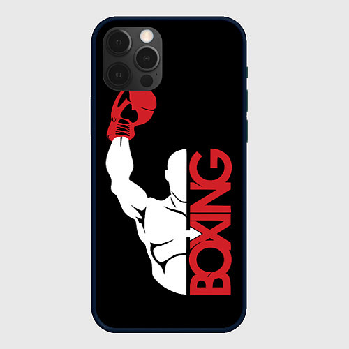 Чехол iPhone 12 Pro Max Бокс Boxing / 3D-Черный – фото 1