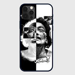 Чехол для iPhone 12 Pro Max Salvador Dali - Сальвадор Дали, цвет: 3D-черный