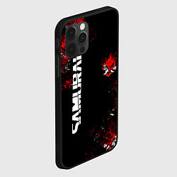 Чехол для iPhone 12 Pro Max КИБЕРПАНК 2077 SAMURAI CYBERPUNK 2077, цвет: 3D-черный — фото 2