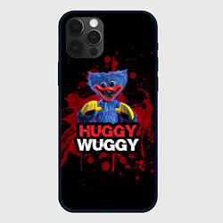 Чехол для iPhone 12 Pro Max 3D Хаги ваги Huggy Wuggy Poppy Playtime, цвет: 3D-черный