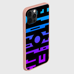 Чехол для iPhone 12 Pro Max Неоновая геометрия Neon, цвет: 3D-светло-розовый — фото 2