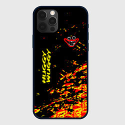 Чехол для iPhone 12 Pro Max Poppy Playtime huggy wuggy хагги вагги, цвет: 3D-черный