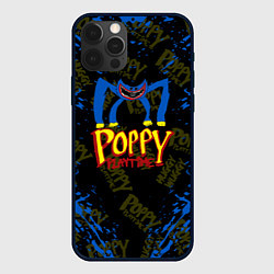 Чехол для iPhone 12 Pro Max Poppy Playtime монстр хагги вагги, цвет: 3D-черный