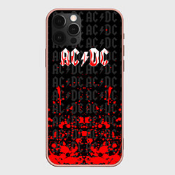 Чехол iPhone 12 Pro Max Acdc Паттерн