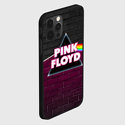 Чехол для iPhone 12 Pro Max PINK FLOYD ПИНК ФЛОЙД, цвет: 3D-черный — фото 2