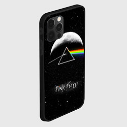 Чехол для iPhone 12 Pro Max PINK FLOYD LOGO ПИНК ФЛОЙД ЗВЕЗДЫ, цвет: 3D-черный — фото 2