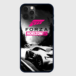Чехол для iPhone 12 Pro Max Forza Horizon 5 - night race, цвет: 3D-черный